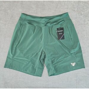 KORSA Road Runner Women's Medium Shorts Cruise 7" Walking Activewear Green Gym